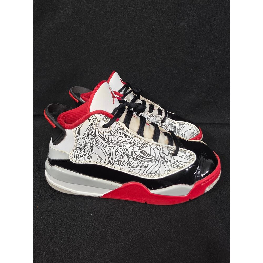 Nike Air Jordan Dub Zero White Varsity Red PS Kids Size 1.5Y